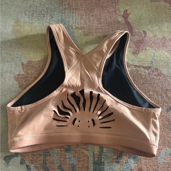 Free People Women's Tan Sports Bra - Picture 2 of 4